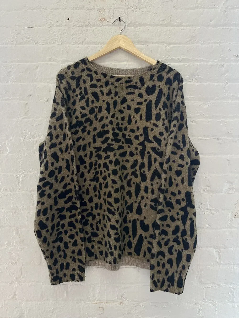 Dries Van Noten Leopard Print Sweater